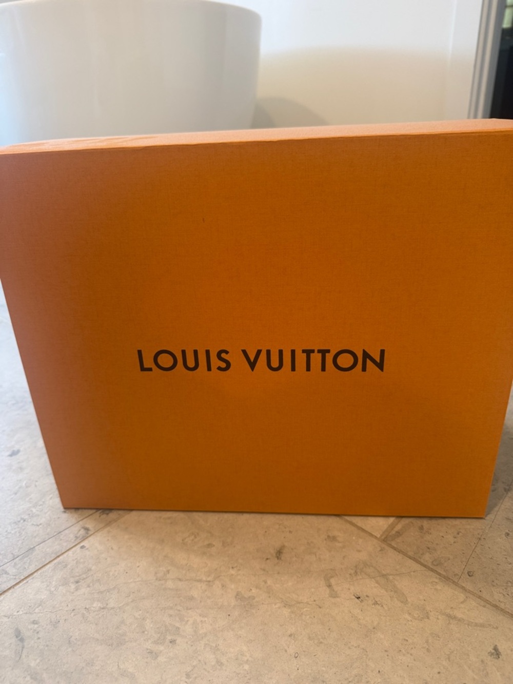 Louis Vuitton Midnight Blue Monogram Embossed Satchel with Red Trim - Picture 5 of 5